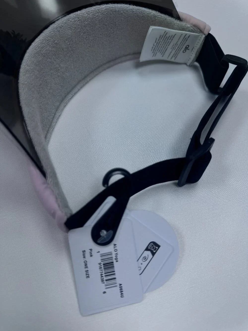 NWT ☀️ Alo Yoga Airlift Solar Visor Vintage Pink 🎾 Tennis Golf Sun Visor